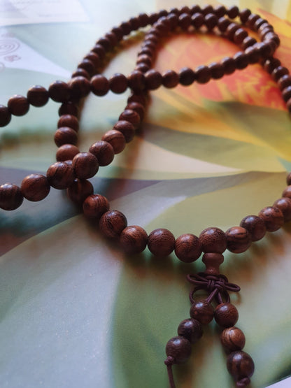 Mala Meditationkette - Hoffnung - Rotbraun - FROLLEIN KÄTHE Shop