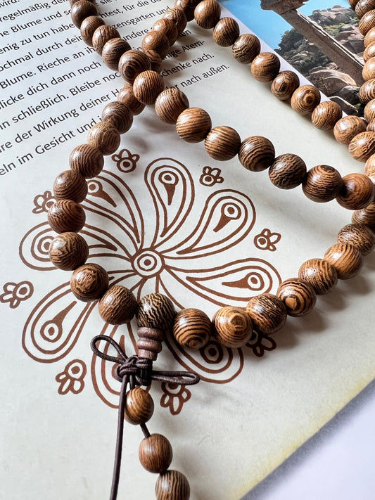 Mala Meditationkette Mitgefühl Braun - FROLLEIN KÄTHE Shop