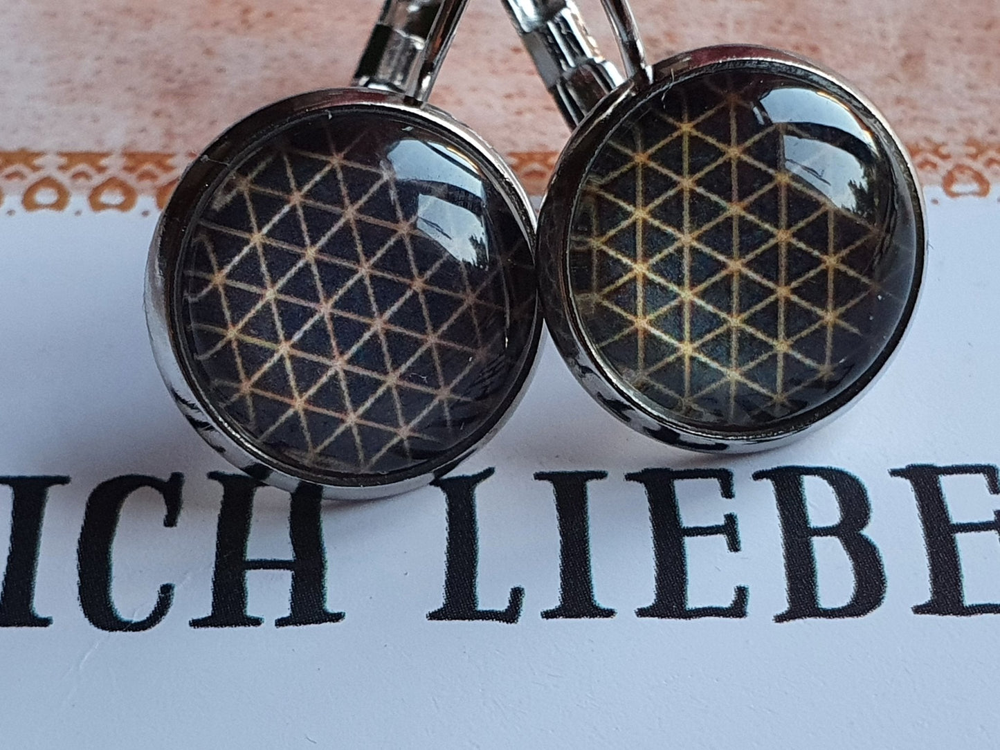 Ohrhänger Kiki Selbstliebe - Blume des Lebens - FROLLEIN KÄTHE Shop