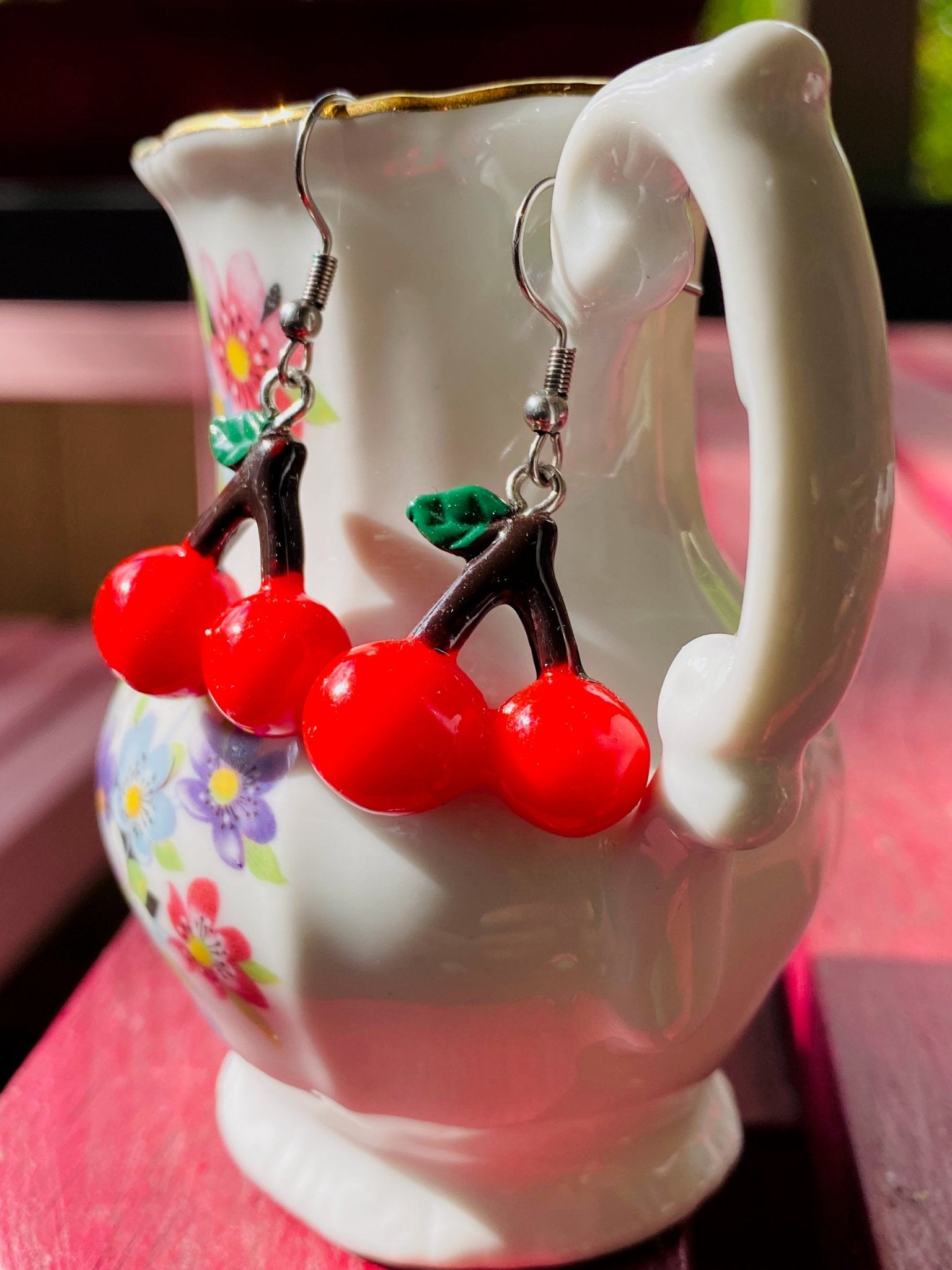 Ohrhänger Kirschen Glück Rot - FROLLEIN KÄTHE Shop