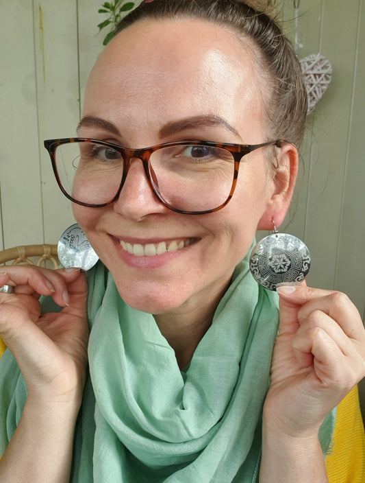 Ohrhänger Ornament Rund - FROLLEIN KÄTHE Shop