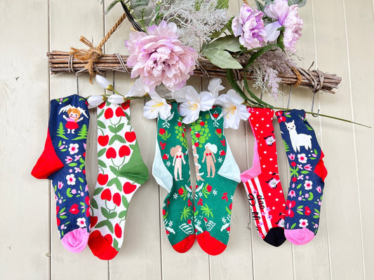 Socken Auf leisen Sohlen Paradiesisch - FROLLEIN KÄTHE Shop